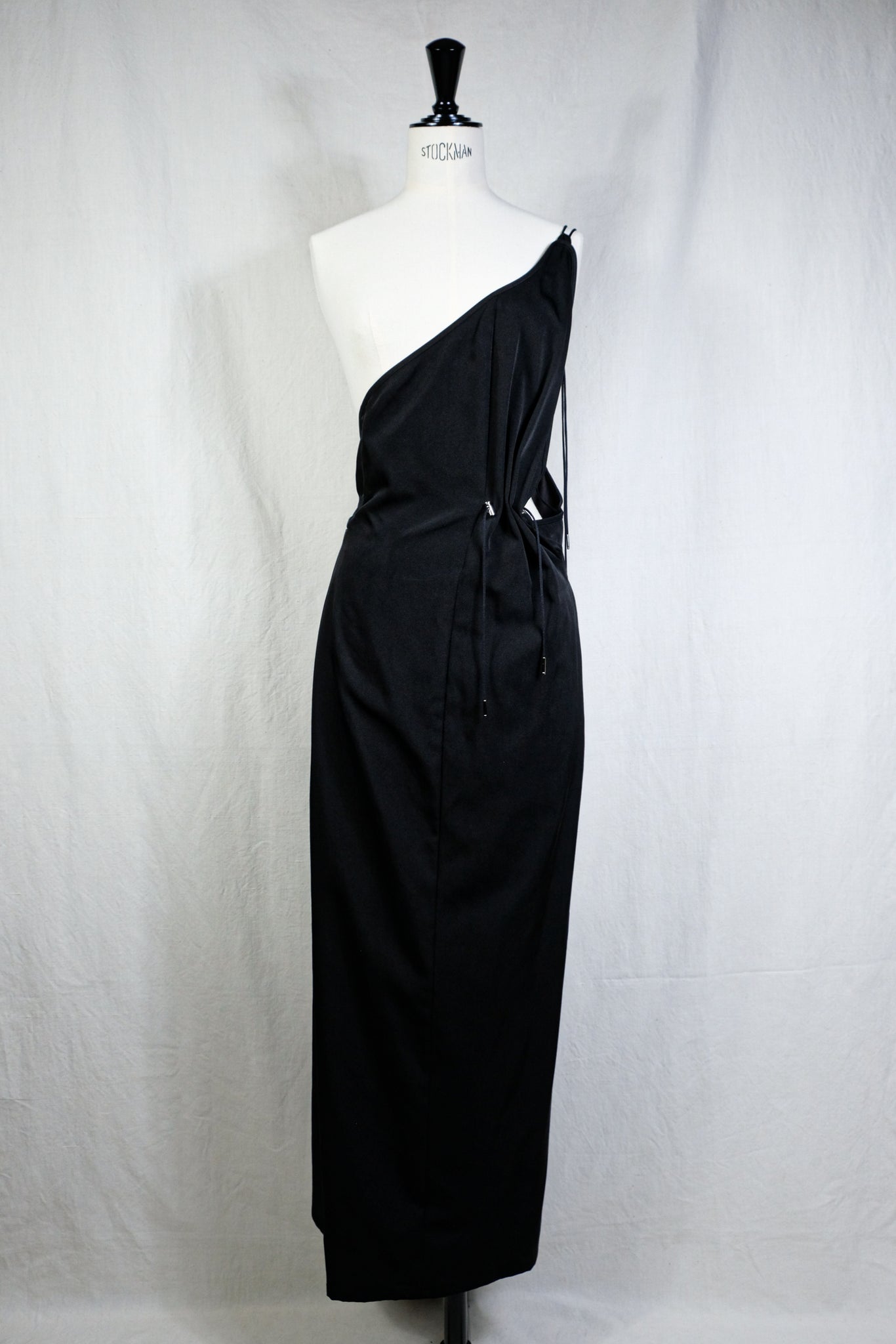 PHOTOCOPIEU "ONE-SHOULDER DRAWSTRING DRESS / GALLA"