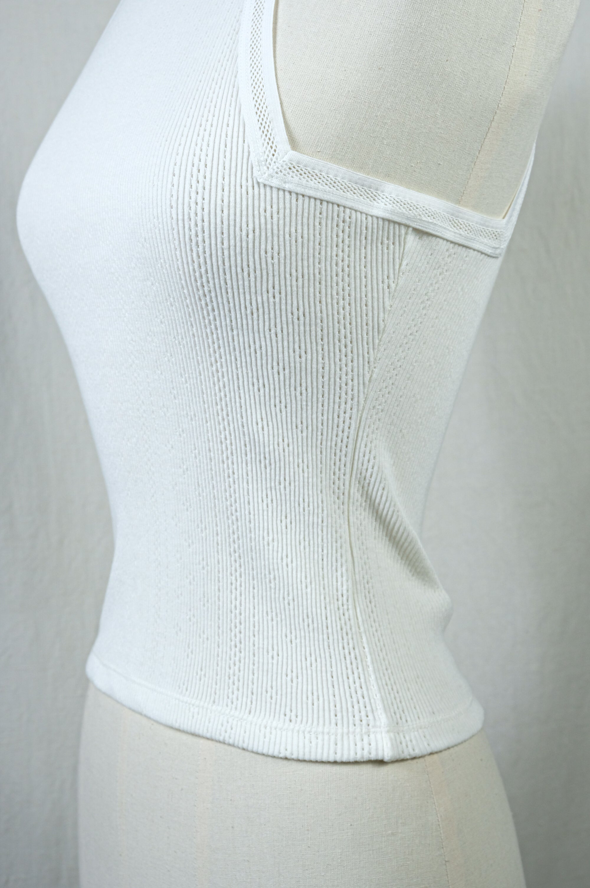 トップス FUMIKA_UCHIDA EYELET RIB STITCH CAMISOLE FUMIKA_UCHIDA/EYELET RIB STITCH CAMISOLE(OFFWHITE)
