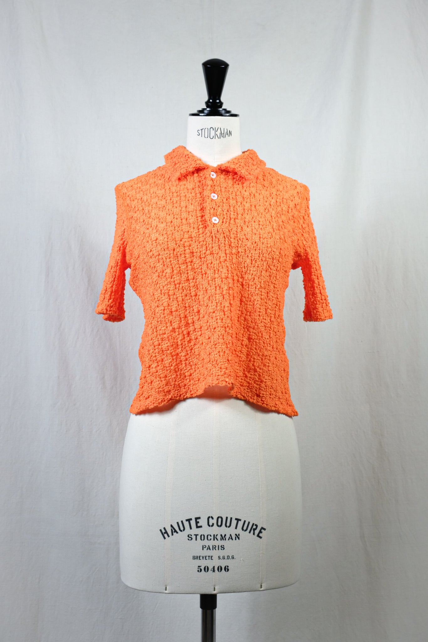 CURRENTAGE "RASCHEL LACE POLO / ORANGE"