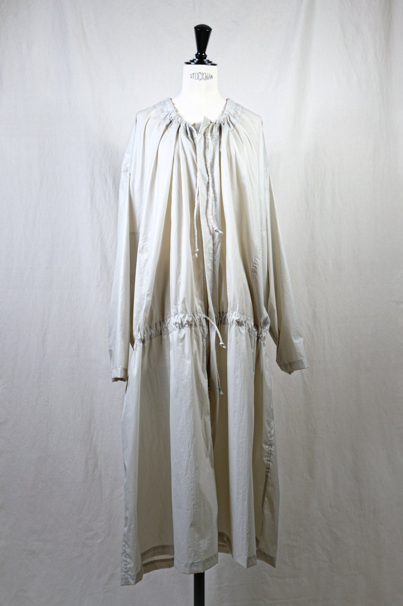 Gabriela Coll Garments "NO.314 TECHNICAL LONG JACKET / STONE"