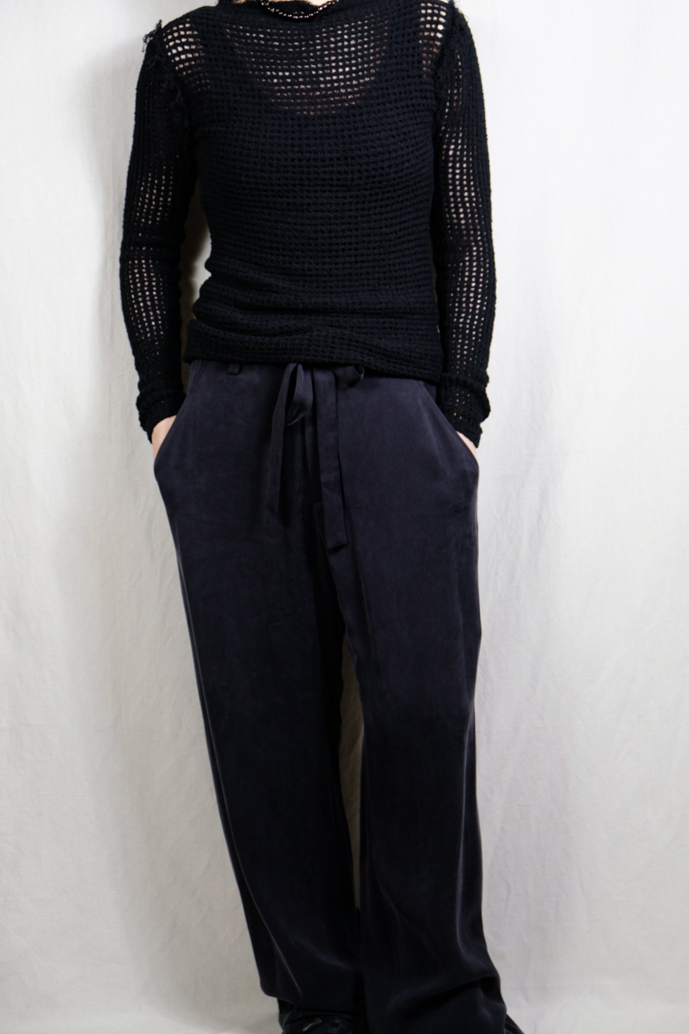 seya. "ROADTRIP PANTS / EBONY BLACK"