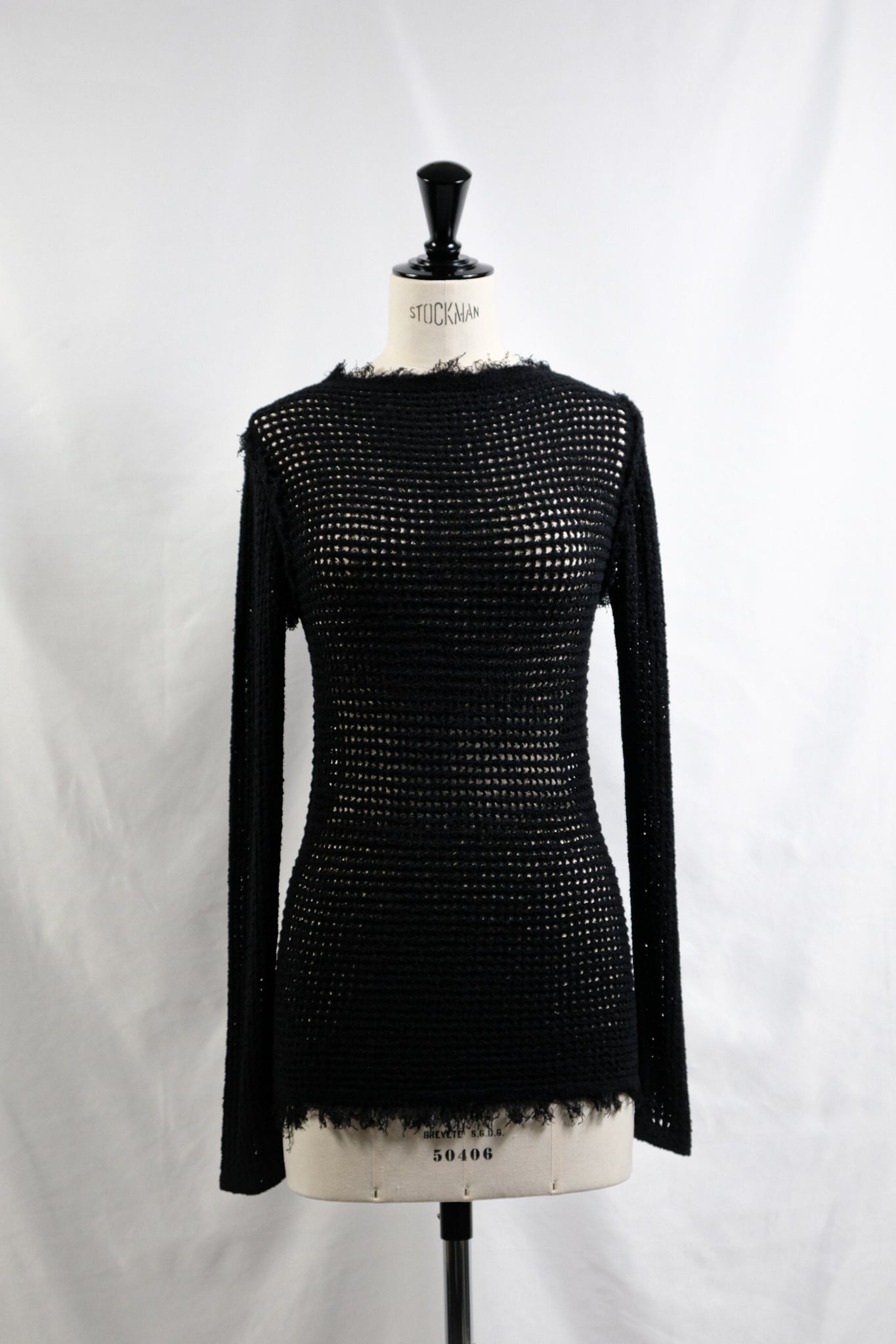 CURRENTAGE "MESH KNIT / BLACK"