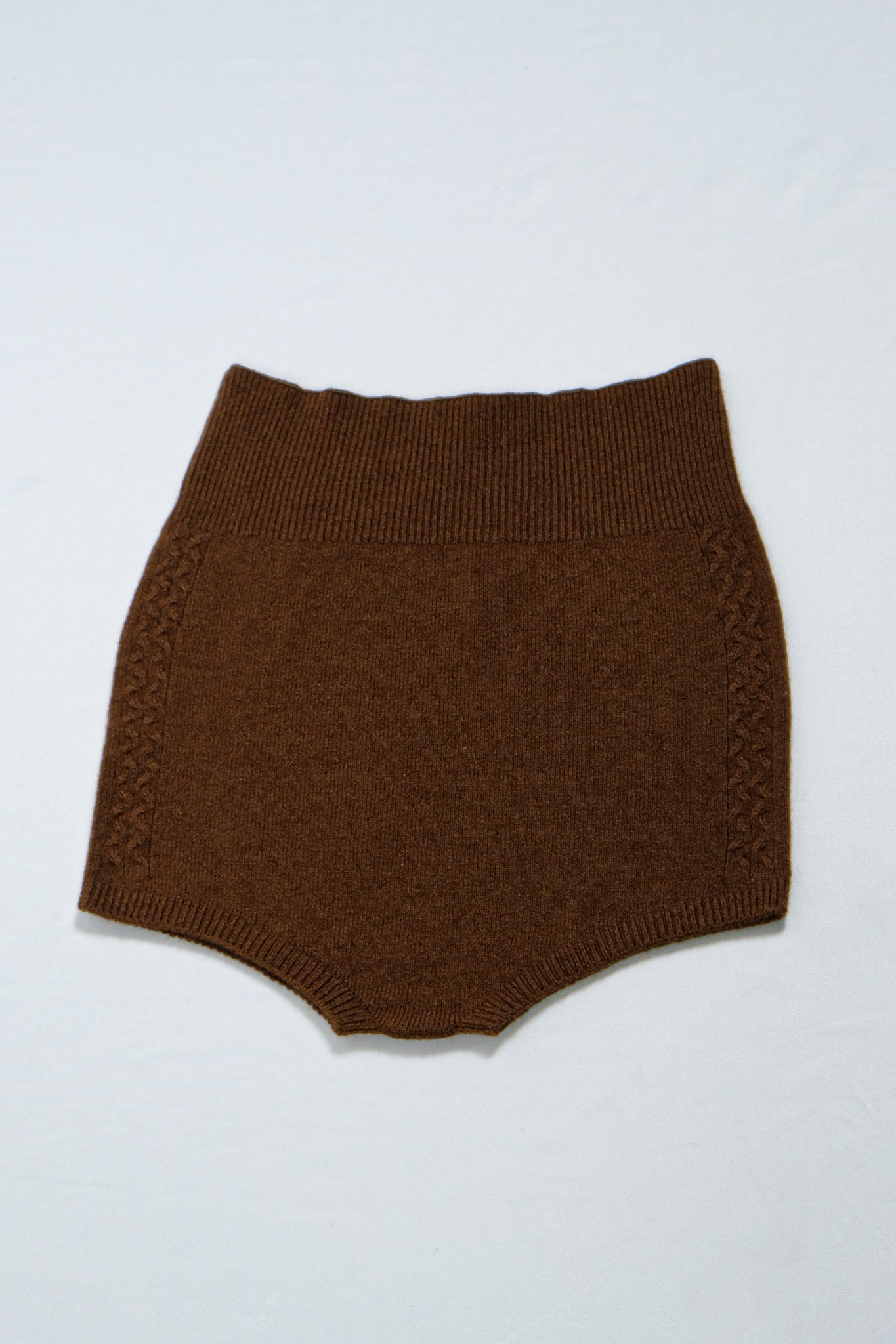 babaco"CASHMERE KNIT PANTS / CHOCOLATE"