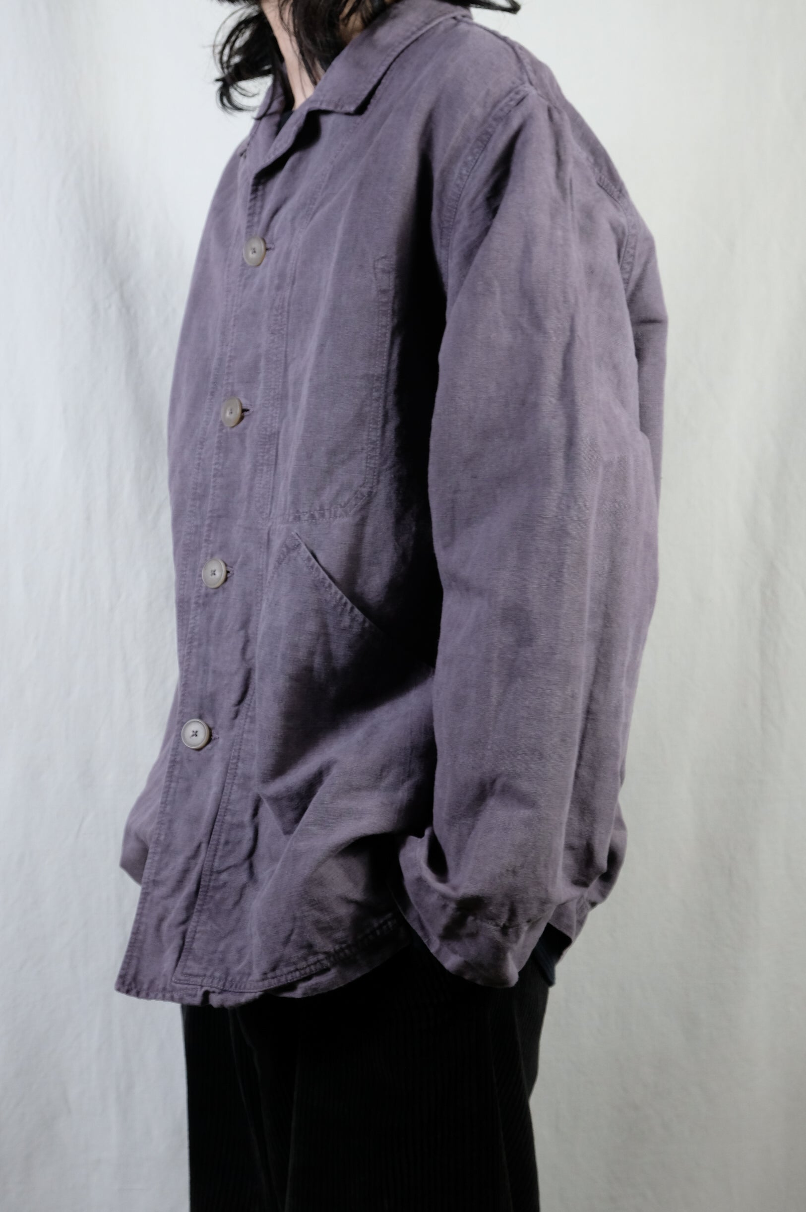 ジャケット・アウター OLIVER CHURCH BIG JACKET L OLIVER CHURCH ''BIG JACKET'' (HAND-DYED DARK GREY) – THE