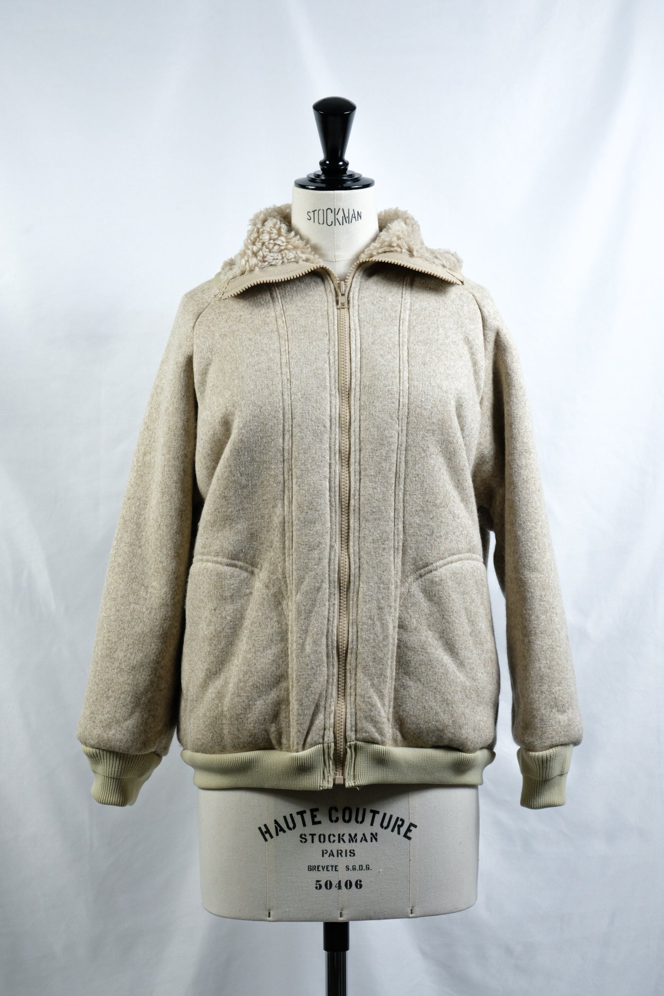 FUMIKA_UCHIDA "BOA REVERSIBLE BLOUSON / NATURAL" 