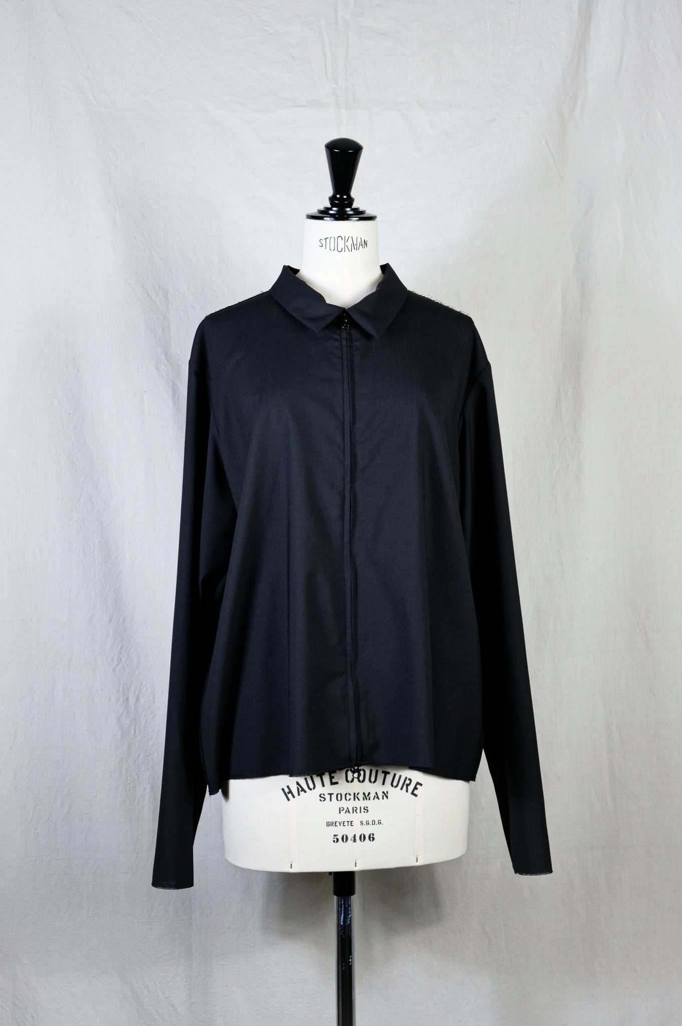 Gabriela Coll Garments "NO.273 LORO PIANA FINE WOOL ZIPPER JACKET"