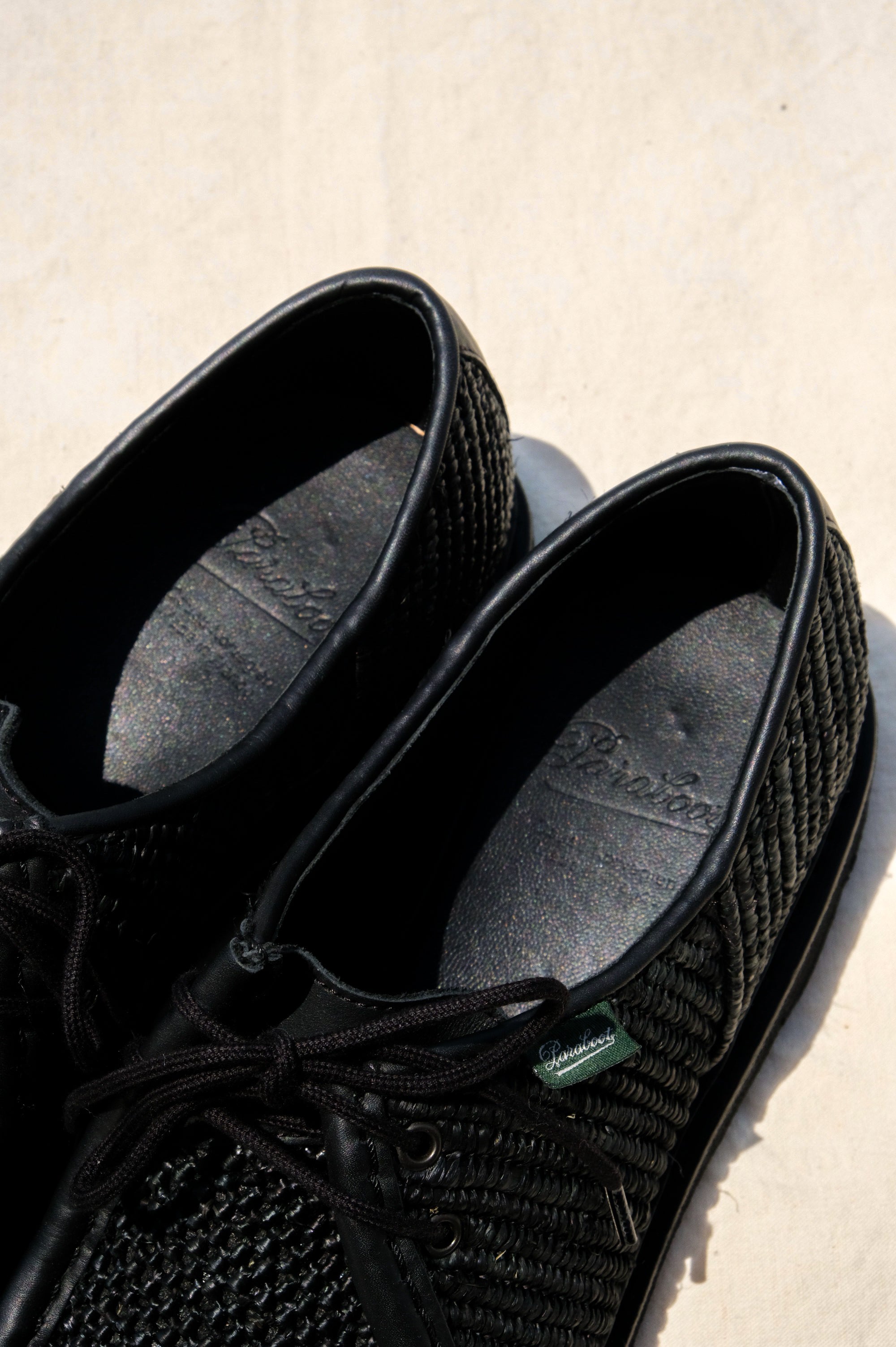 Paraboot Michael Raphia　EU44 MICHAEL RAPHIA/CHASSE NOIRE-RAPHIA NOIR | Paraboot
