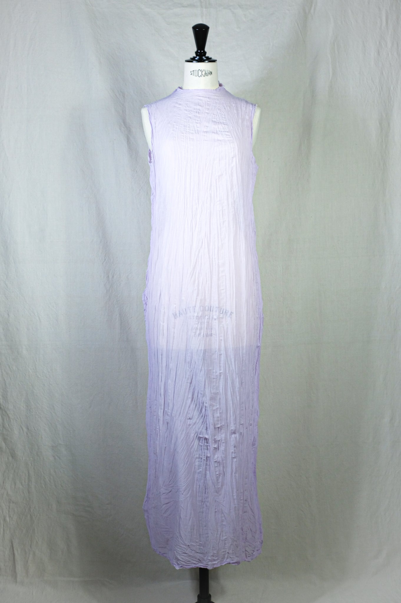 Gabriela Coll Garments "NO.265 CRUSHED TAFFETA SLEEVELESS DRESS"