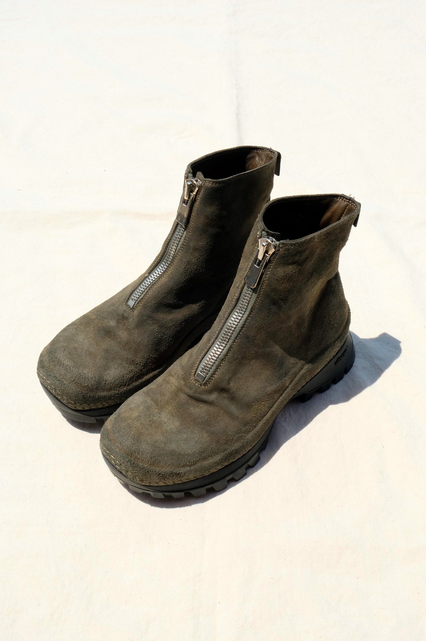 GUIDI "VS01 FRONT ZIP BOOT / SOFT HORSE REVERSE"
