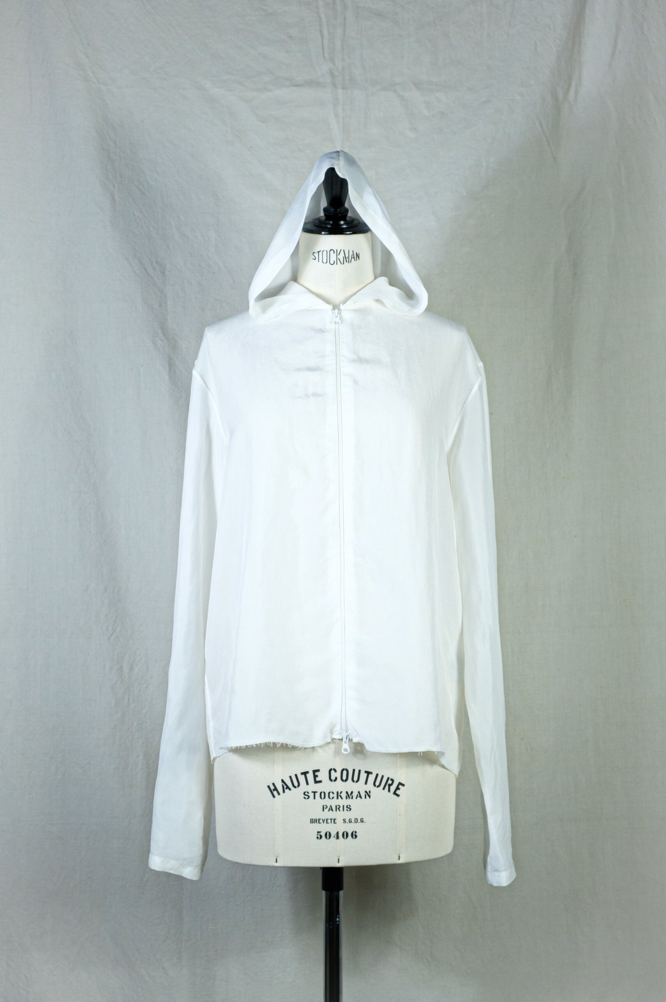 Gabriela Coll Garments "NO.87 LINEN LONG SLEEVE T-SHIRT/WHITE"