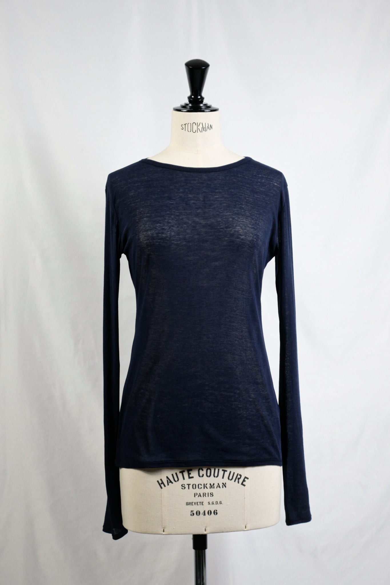 Tu es mon Tresor "CREW NECK TOP / NAVY"