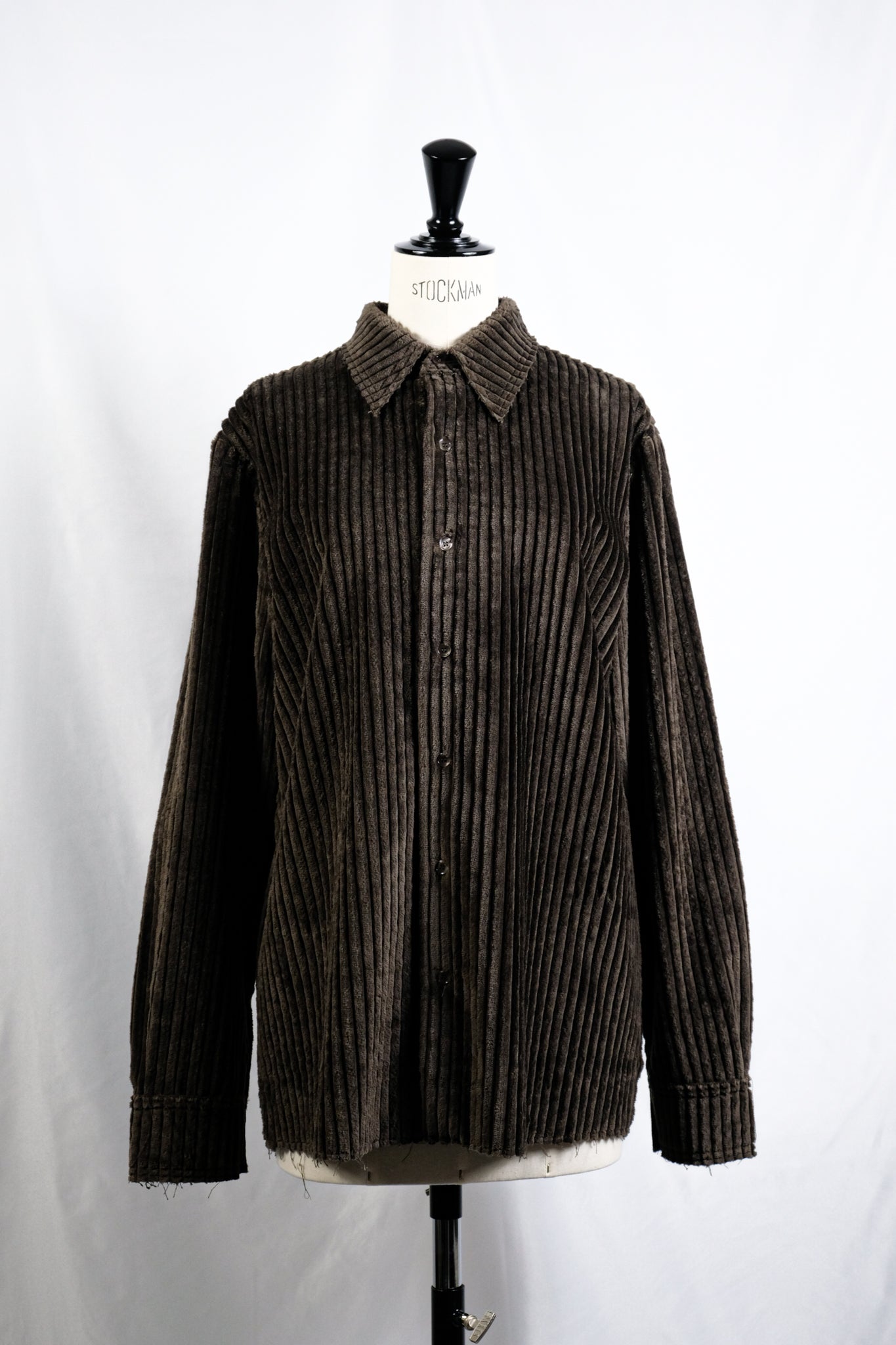 GABRIELA COLL GARMENTS "NO.197 CORDUROY SHIRT /  BROWN"