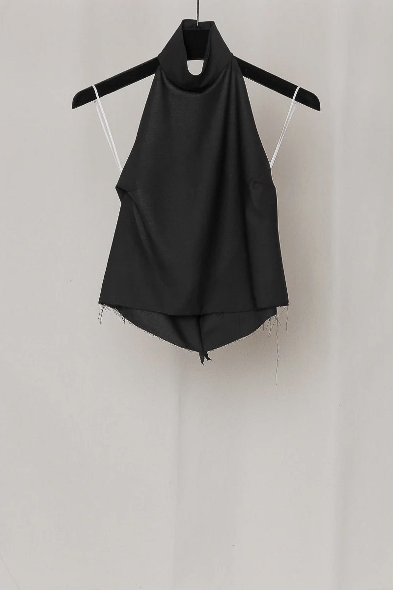 Gabriela Coll Garments "NO.266 LORO PIANA FINE WOOL HALTER TOP"