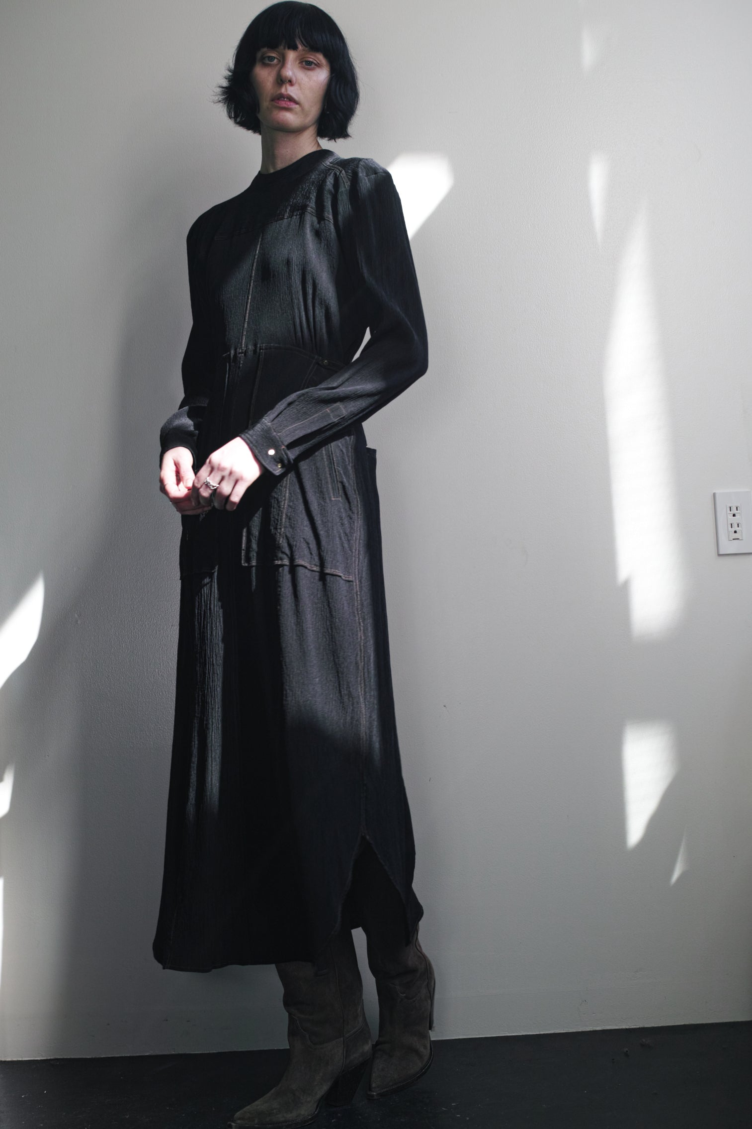 レディース】4 POCKETS LONG DRESS(YLVA ) | PHOTOCOPIEU(フォト