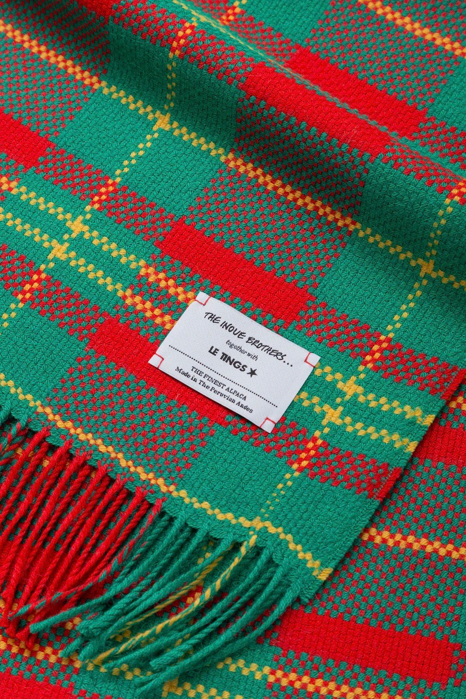 THE INOUE BROTHERS... "MARKET CHECK SCARF / RASTA CHECK"