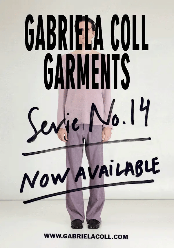 【bio frap】24aw GABRIELA COLL GARMENTS GABRIELA COLL GARMENTS 