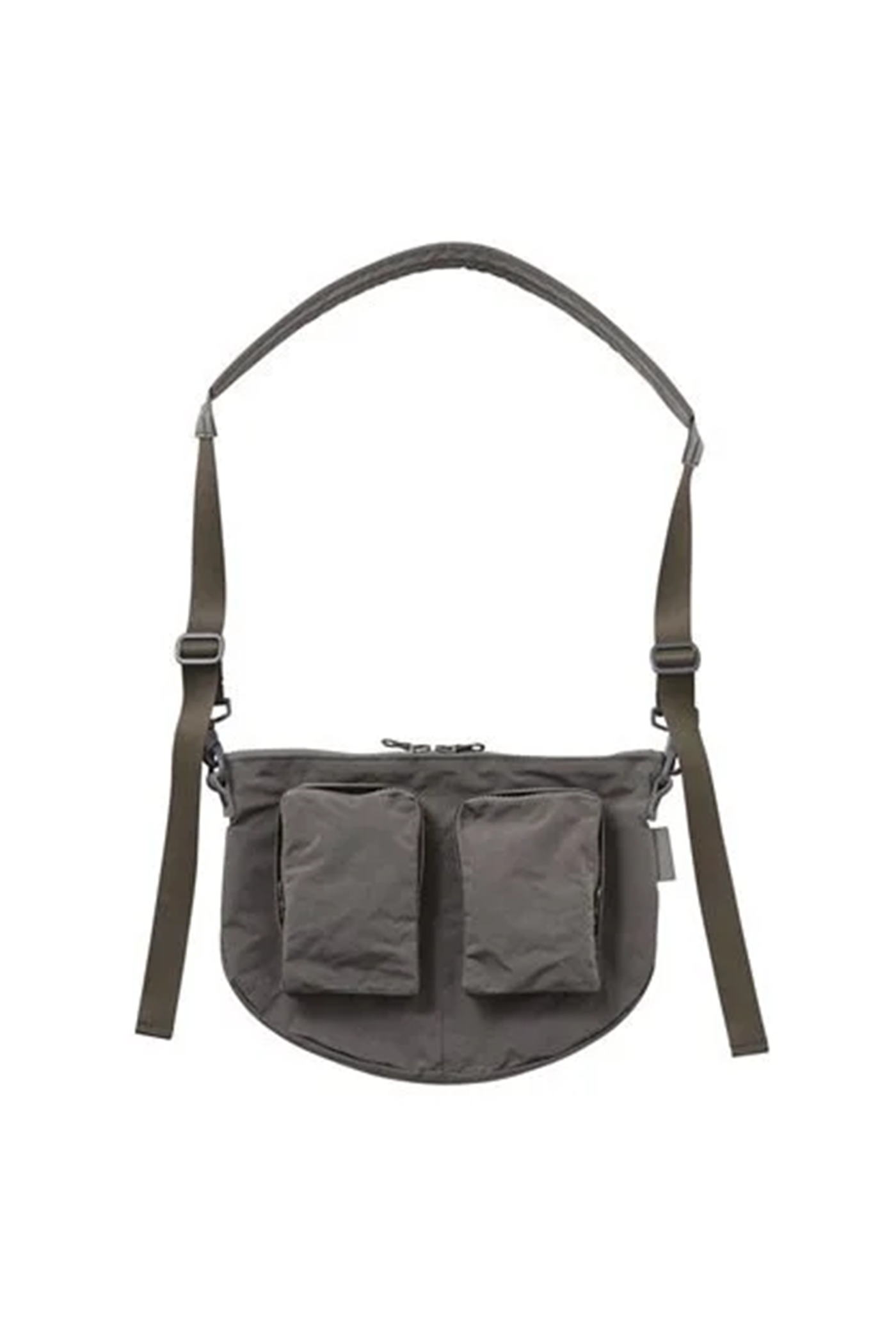 AMIACALVA アミアカルヴァ Split Yarn Bodybag ショルダーバッグ  グレー AMIACALVA 