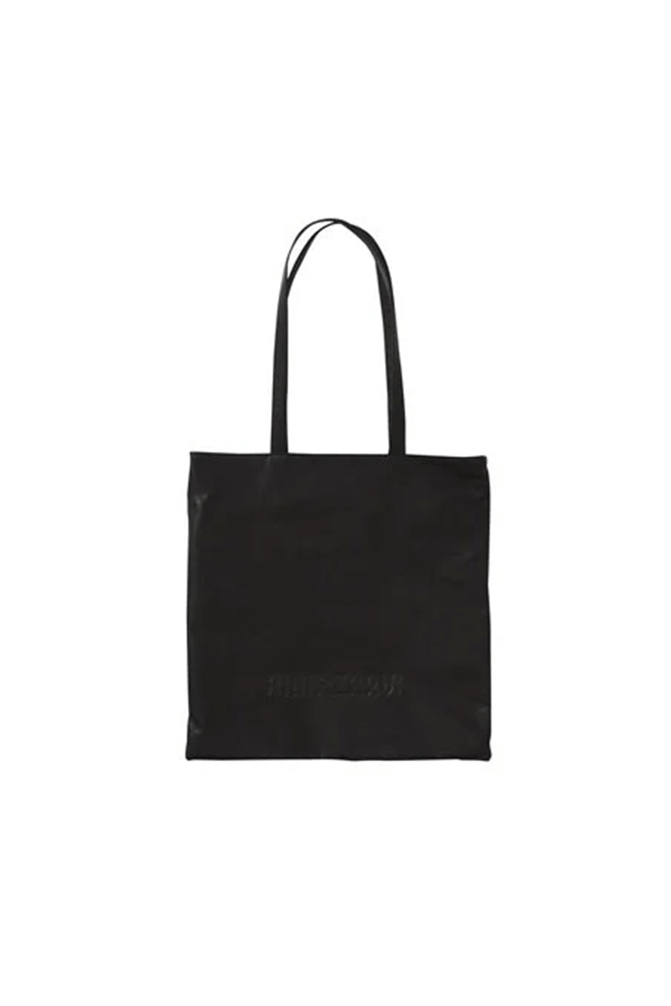 AMIACALVA "SANDWICH LEATHER TOTE M / BLACK"