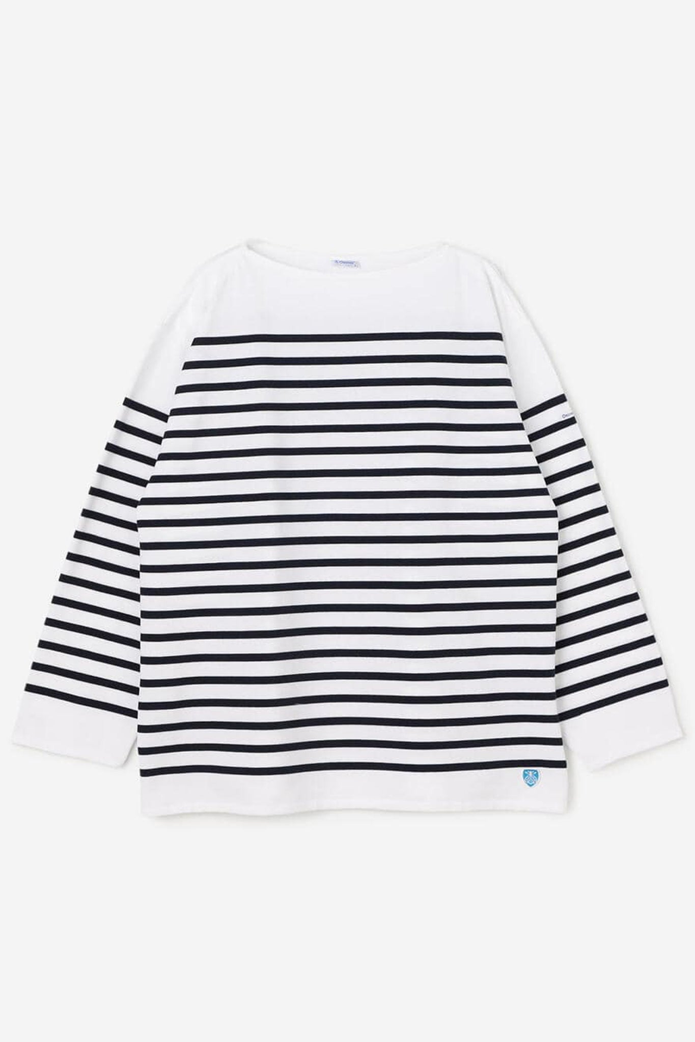 ORCIVAL "Oversized Russell French Sailor T-Shirt / WHITE × PIRATE"