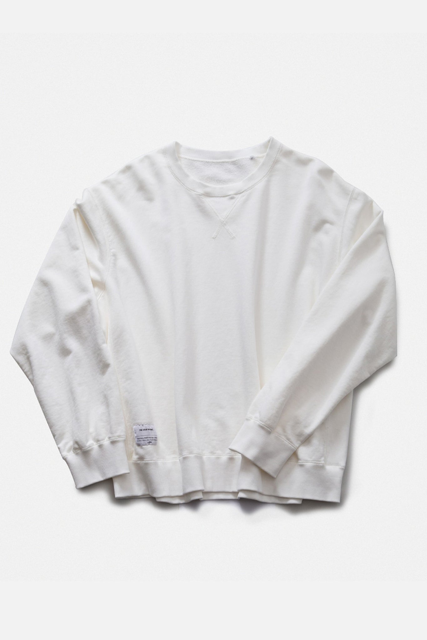 THE INOUE BROTHERS... "FRENCH TERRY SWEAT SHIRT/WHITE"