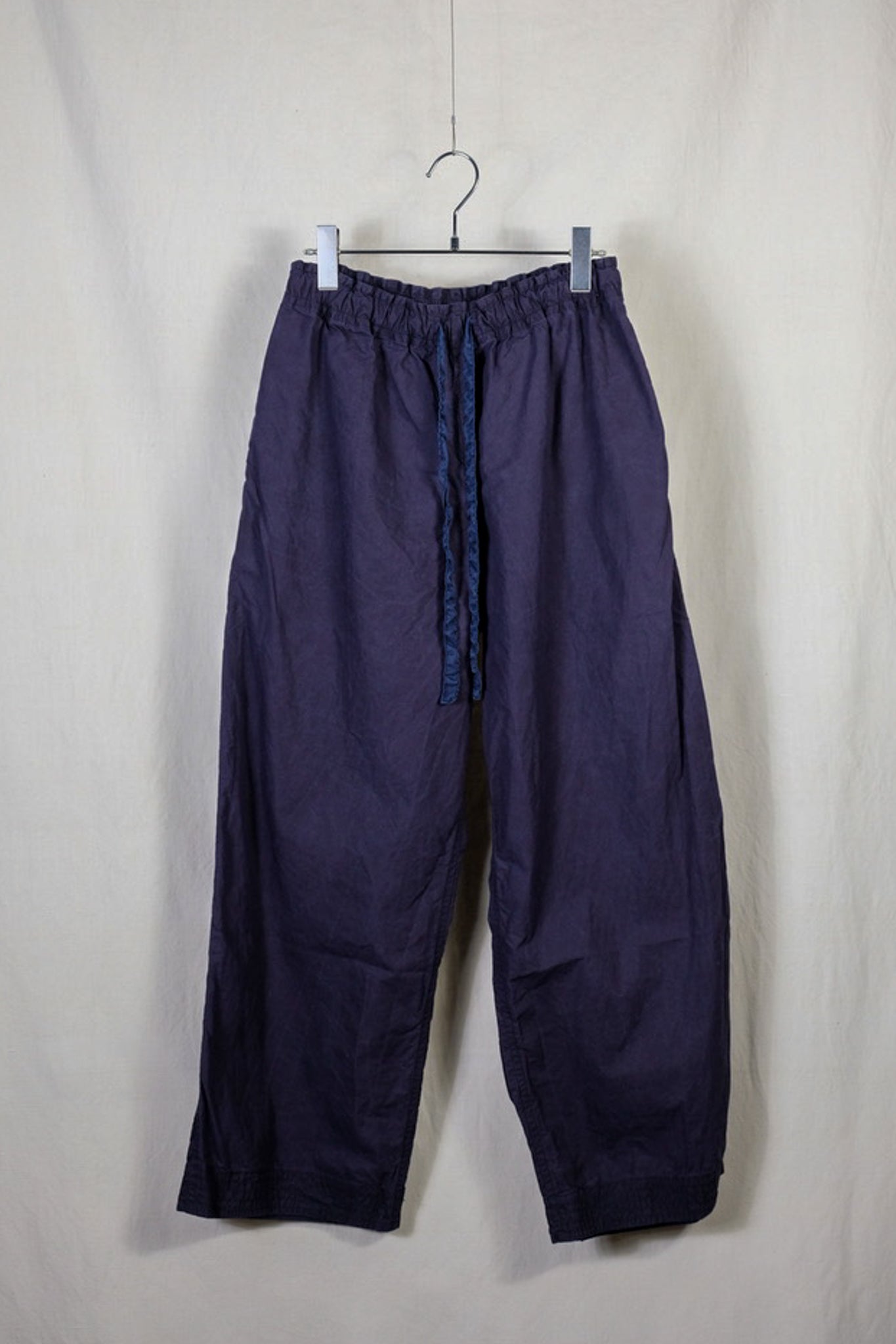 Chez VIDALENC "Pants Coulisse FL L102 B (Prototype) / Cotton Sailor"