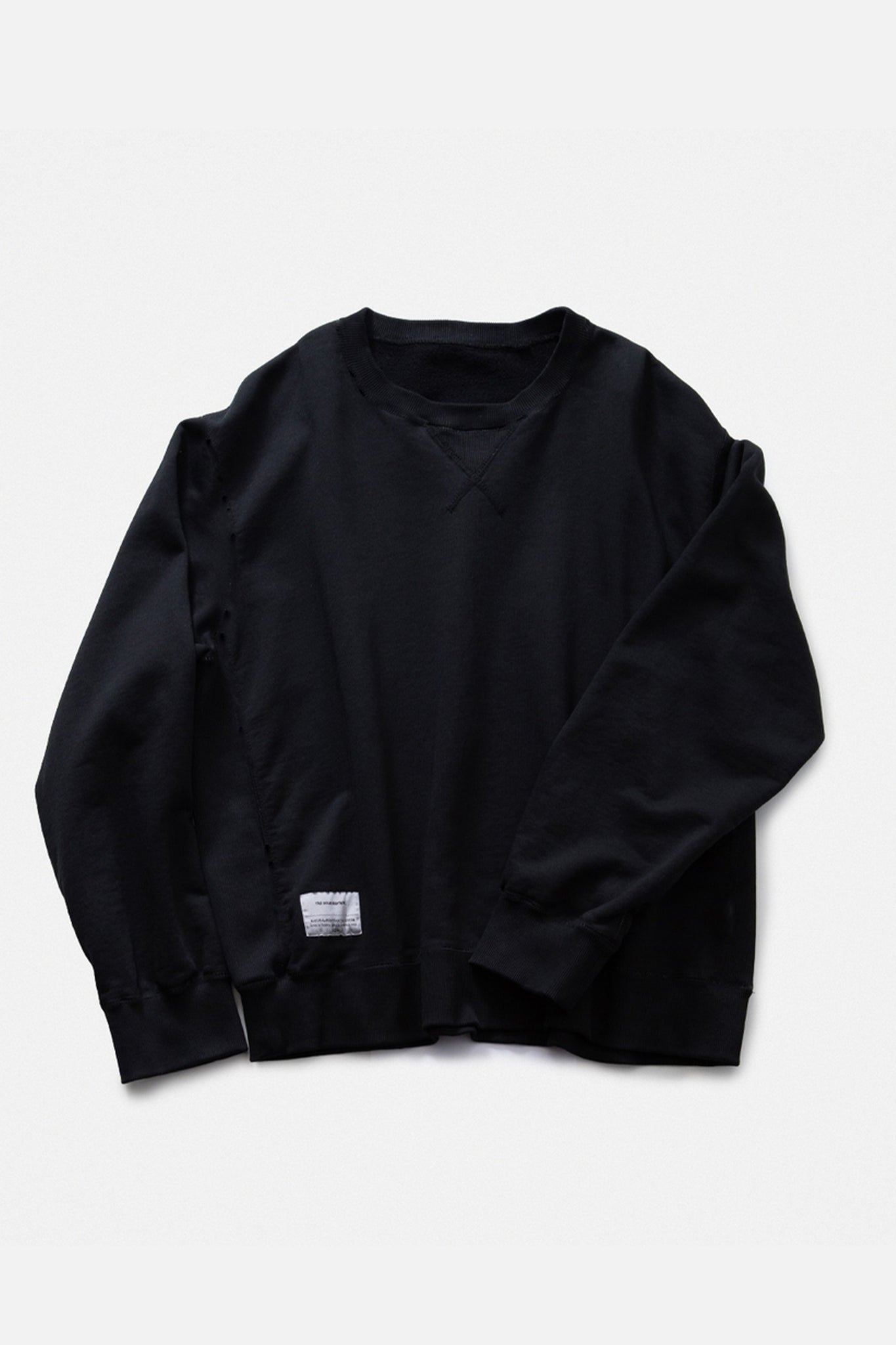THE INOUE BROTHERS... "FRENCH TERRY SWEAT SHIRT / BLACK"