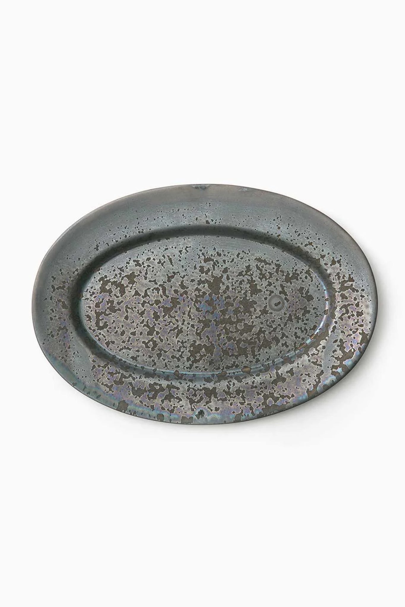 ONE KILN CERAMICS "OVAL PLATE L / ASH"