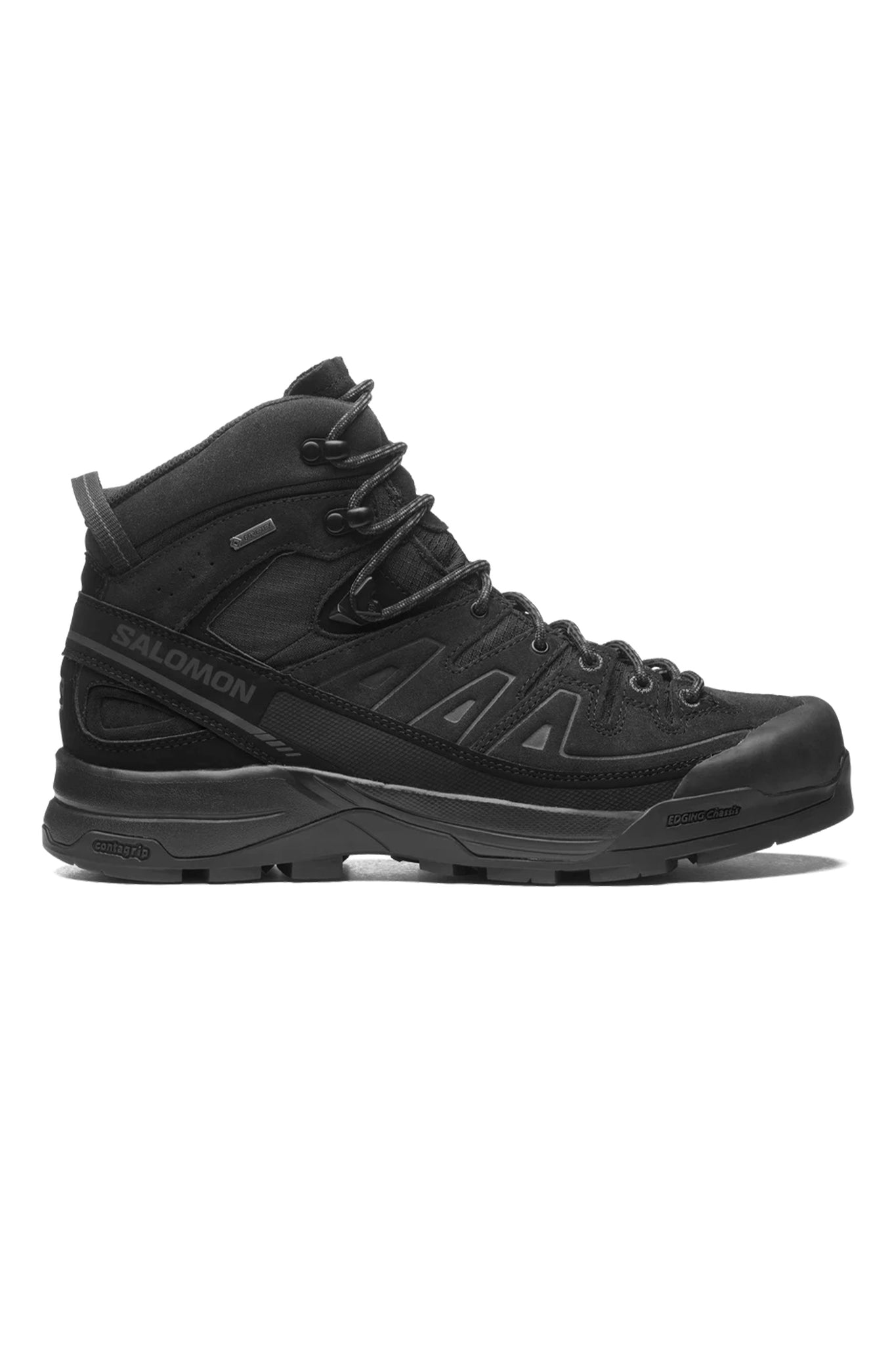 SALOMON "X-ALP MID LEATHER GORE-TEX (Black / Black / Asphalt)"