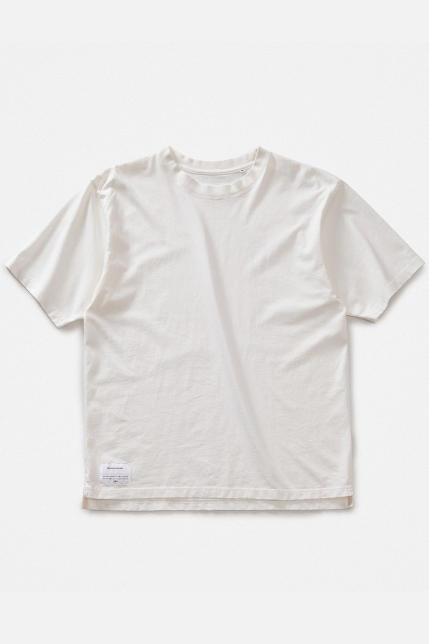 THE INOUE BROTHERS... "SINGLE JERSEY BOX T-SHIRT/WHITE"