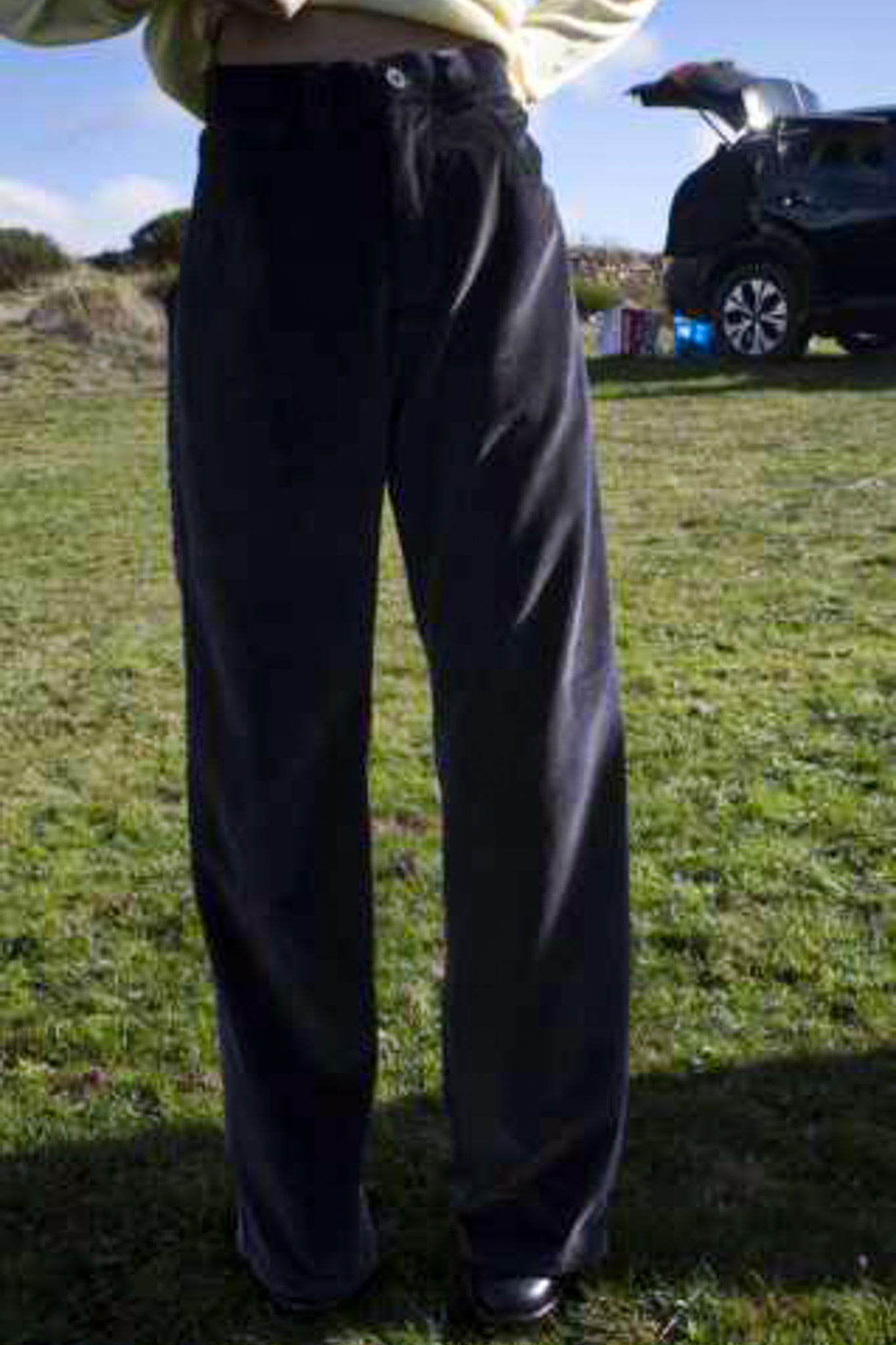 seya. "LE VILLARET PANTS / FADED BLACK"