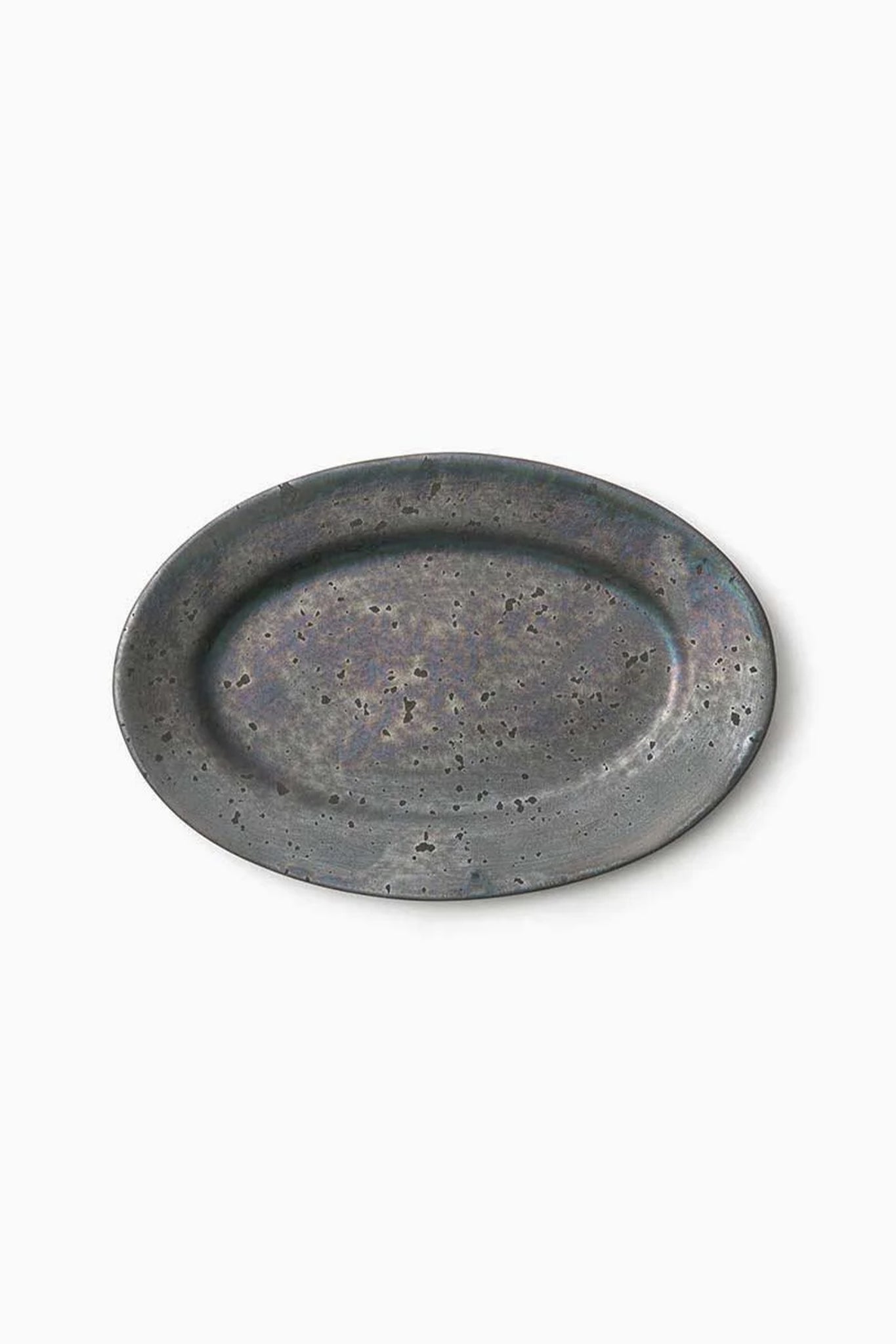 ONE KILN CERAMICS "OVAL PLATE M / ASH"