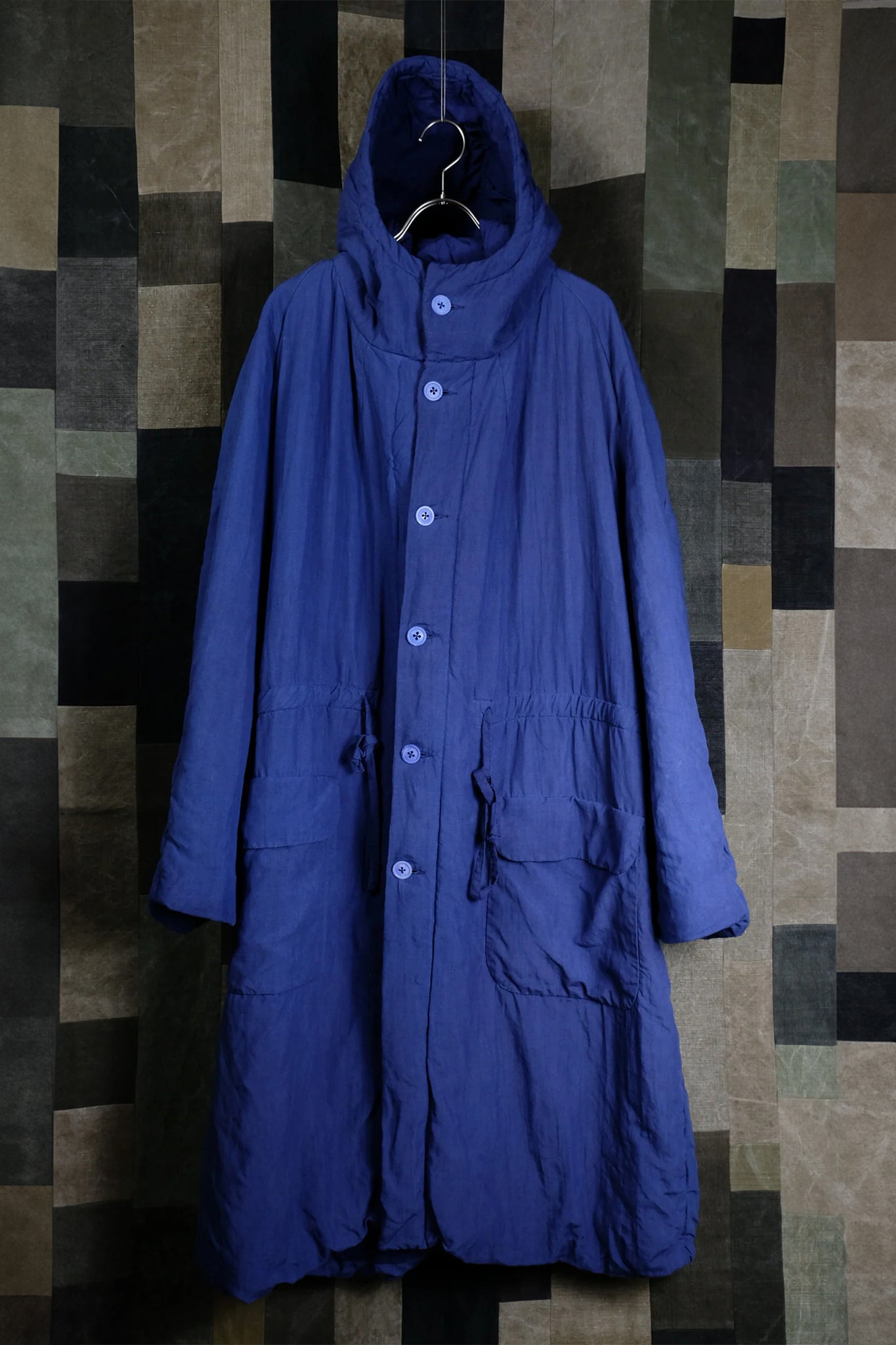 VINCENT JALBERT "QUILTED LONG PARKA / VIOLET"