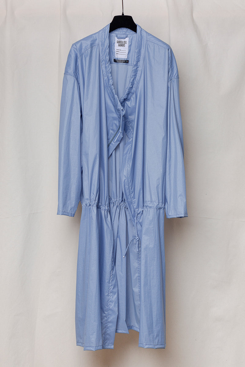 Gabriela Coll Garments "NO.314 TECHNICAL LONG JACKET / LIGHT BLUE"