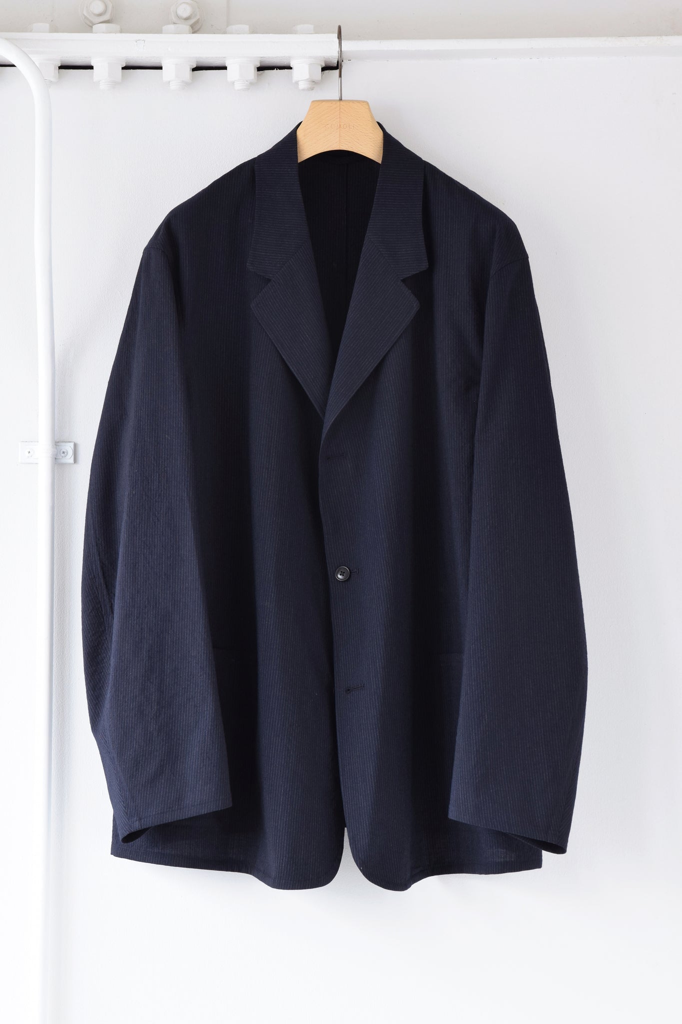 COMOLI "Wool jacket / STRIPE"