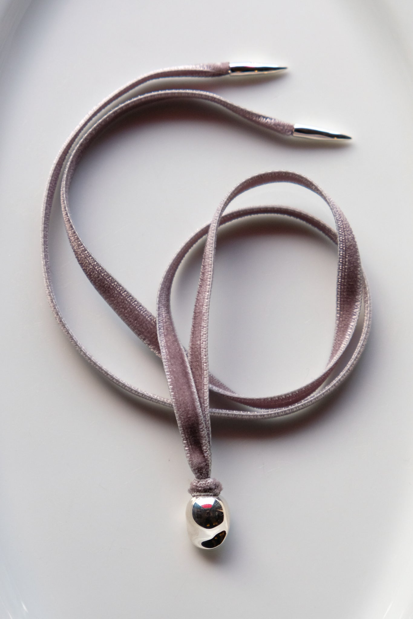 R.ALAGAN "TINY BOROCCO CHOKER / GRAY"