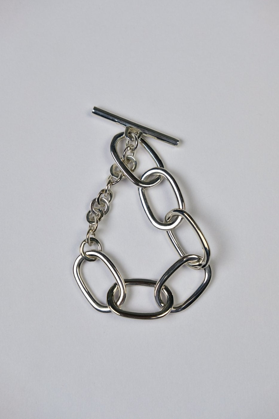 R.ALAGAN "DOUBLE LINK CHAIN ​​BRACELET/SILVER"