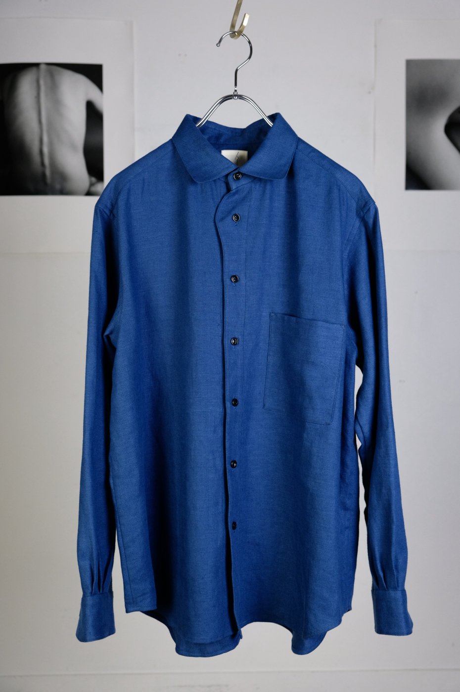 Gorsch the seamster "Oxford Linen Shirt / BLUE"