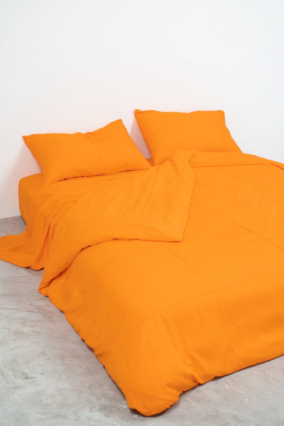 SUKU HOME "FITTED SHEET / TANGERINE"