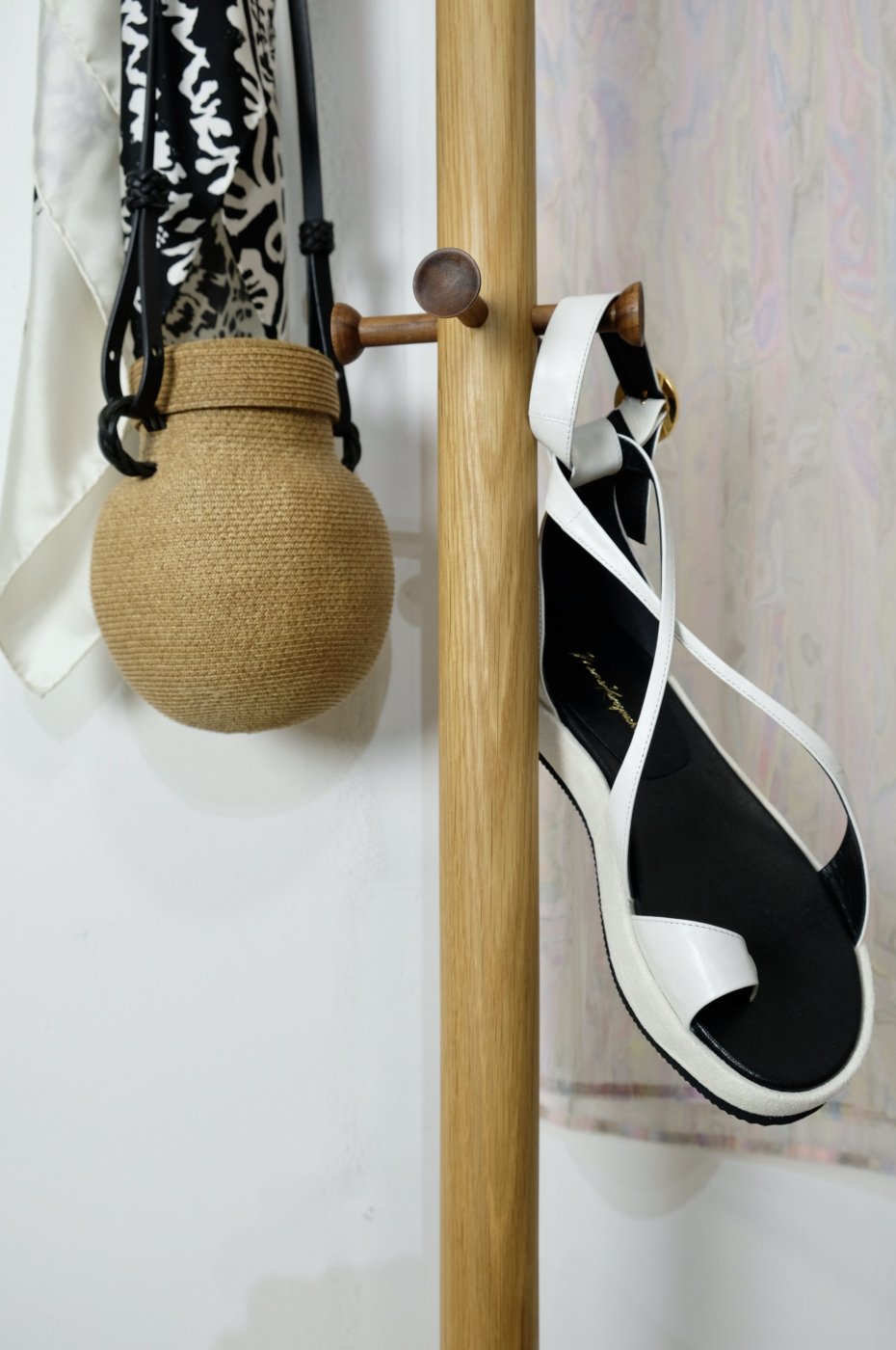 【Mame Kurogouchi】Curved Line Ankle Strap Sandals 50%OFF】Mame Kurogouchi 