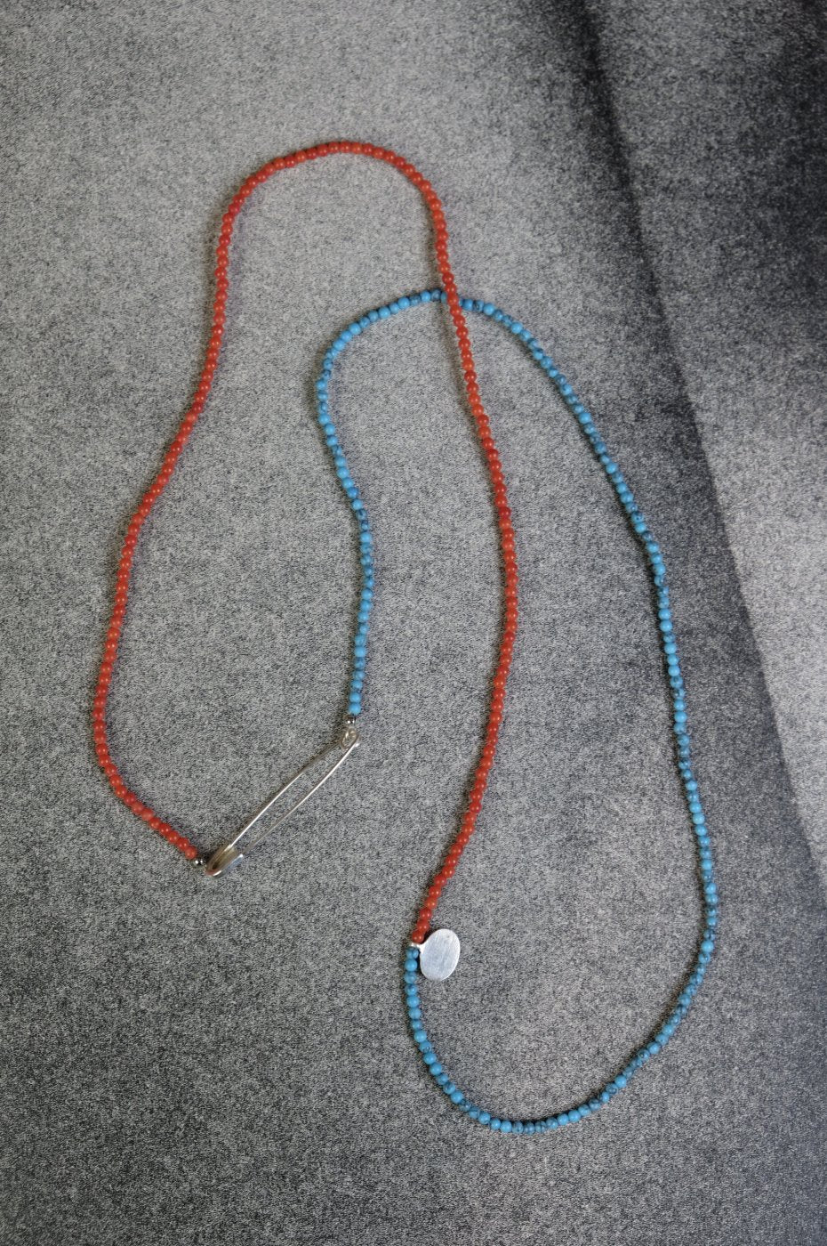 【50%OFF】NOMA t.d. "PIN & BEADS NECKLACE"