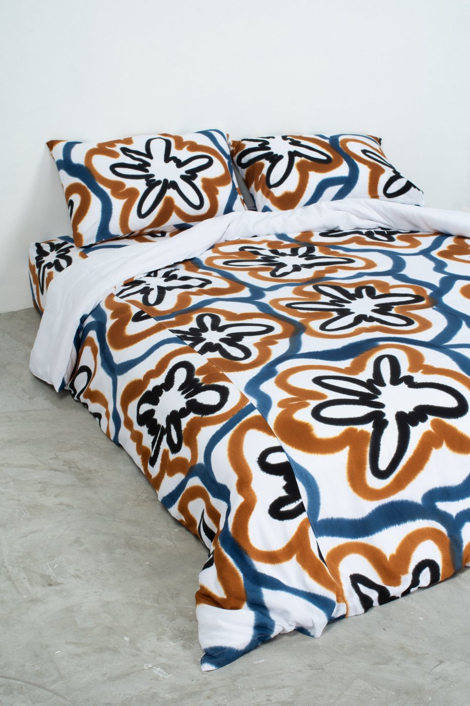 SUKU HOME "QUILT COVER SET / RHYTHM (HAND PAINTED BY ARTISAN)"