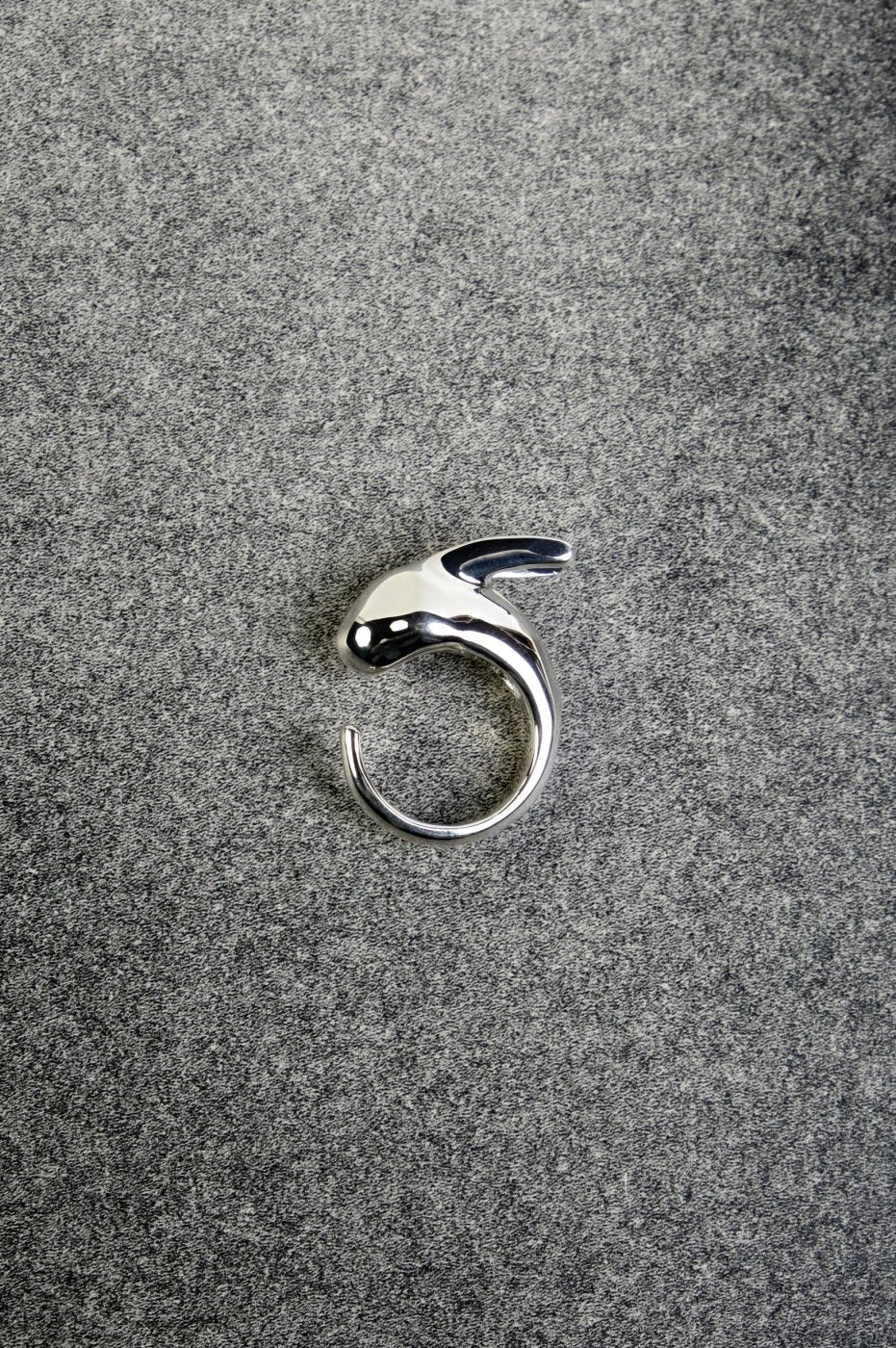 R.ALAGAN "MOON RABBIT RING / SILVER"